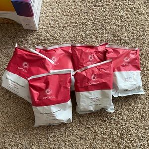 Optavia, 3 zesty cheddar and Italian herb crunchers, 3 smoky bbq crunchers